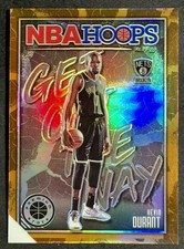 2019-20 Panini NBA Hoops Premium Stock Get Out The Way Orange Kevin Durant #9