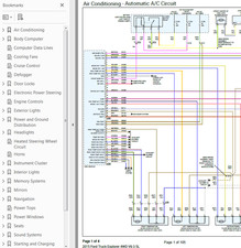 Ford Explorer 2015 diagrama de cableado a color esquema V6 3,5 L 4x4 pdf
