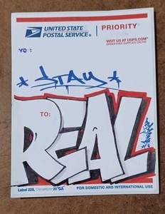 レア！　KAZE MAGAZINE 　ステッカー　/ NY USPS レア！ KAZE MAGAZINE ステッカー / NY USPS レア！ KAZE MAGAZINE