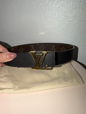 Louis Vuitton Initiales 30mm Reversible Belt Women s Black Size 80/32