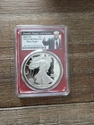 2022-W Proof $1 American Silver Eagle PCGS PR70DCAM Trump 45th President Label