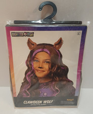 Spirit Halloween Monster High Clawdeen Wolf Wig Costume Cosplay Kids 8 New 2