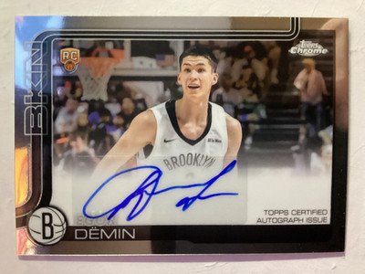 2025-26 Topps Chrome EGOR DEMIN Rookie (RC) AUTO SSP #TCAR-ED