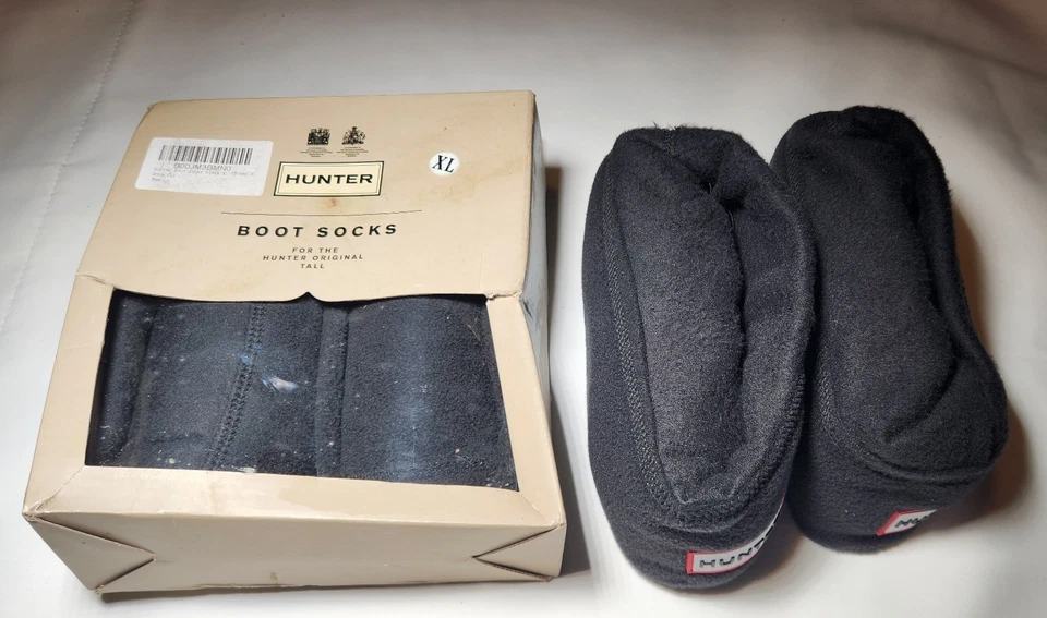 2 Pk Hunter Original Talla XL Bota Calcetines Altos Negros Nuevos en Caja 2 Pk (4 Piezas) Foto 4 de 4