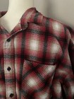 Forever 21 Mens Flannel Shirt Button Down Plaid Red Cotton Size M — photo 2