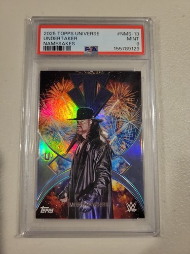 2025 Topps Universe WWE Namesakes #NMS-13 Undertaker PSA 9 Mint