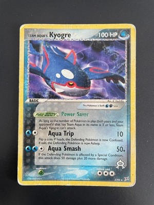 2004 Pokémon Team Magma vs Team Aqua Team Aqua's Kyogre #3/95