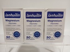 3X Magnesium Glycinate 420mg Capsules with L-Theanine, 5-HTP  GABA