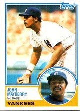 1983 Topps #45 John Mayberry