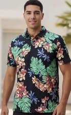 Ralph Lauren RLX Pro Fit Performance Polo Shirt Hawaiian Golf Tropical NWT Men M