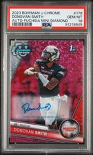 2023 Bowman U Chrome Donovan Smith #178 Fuchsia AUTO /150 PSA 10