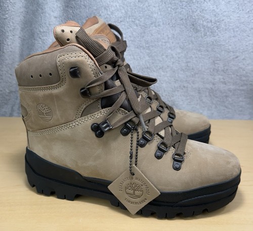 Timberland World Hiker Beige Nubuck TB1A1QNTD83 Mens 7 Boots Limited Edition