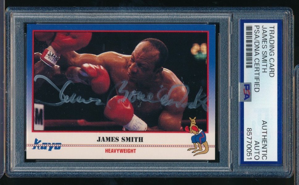 1991 Kayo #010 #10 James Smith signed autograph PSA/DNA Bonecrusher silver