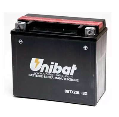 MOTORRADBATTERIE CBTX20L-BS YTX20L-BS 12V 18AH BIG DOG Prosport 18 1750 UNIBAT