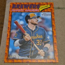 Topps Heritage 2023 Danny Jansen Orange Parallel Brewers #347/77 Baseball