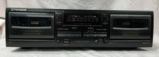 Pioneer Stereo Double Cassette Deck CT-W4000 AS Is Powers On