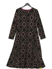 White Stuff A-Line Maxi Dress L in Black