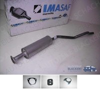 Imasaf Auspuff Msd, Mitteltopf für Opel Kadett E Caravan 1.3-2.0 44-85KW M.Kat