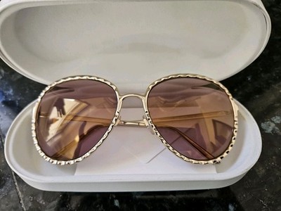 Hochwertige Sonnenbrille Nina Ricci Gold Neu