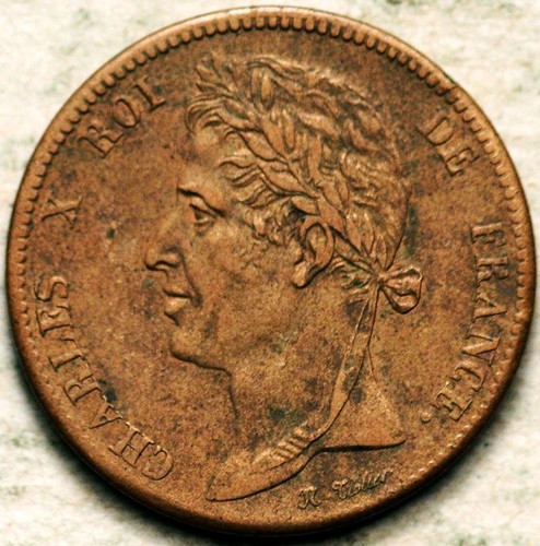 1825 -A COLONIAS FRANCESAS (GUAYANA SENEGAL) FRANCIA 5 CÉNTIMOS - Imagen 1 de 2