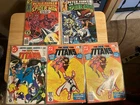 Vintage COMICS 1970s-80s Lot DC MARVEL New Teen Titans & PETER PARKER Spider-Man