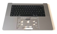 Apple MacBook Pro A2485 2021 Palmrest w/ Keyboard Gray OEM Foreign Keyboard