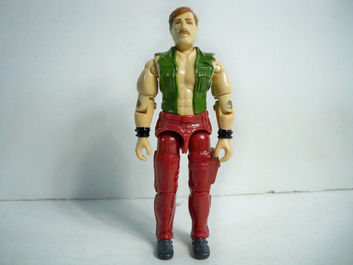 K25i63061 MEAN DOG W/ BOX & WILD CARD 100% COMPLETE 1988 GI JOE