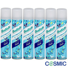 6 X Batiste Dry Shampoo FRESH Light & Breezy 200ml 14.99 per litre