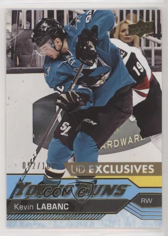2016-17 Upper Deck Young Guns Exclusives 52/100 Kevin Labanc #486 4y0