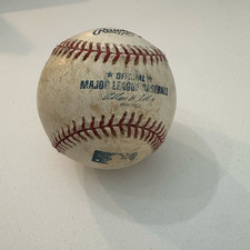 Vintage 1980s Official Major League Baseball &ndash; Rawlings &ndash; Game Used / Foul Ball