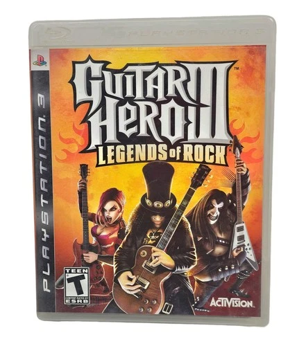 Guitar Hero III 3 Legends of Rock Sony PlayStation 3 PS3 Game CIB w/ Manual