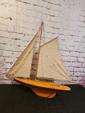 木制帆船模型古董模型船| eBay