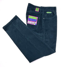 Empyre Tori Sk8 Corduroy Loose Fit Pants Dark Green Size 8 NWT Y2K Skate