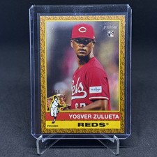 2025 Topps Heritage - Yosver Zulueta #132 Color of the Year /76 (RC)