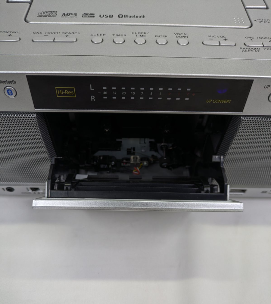 TOSHIBA Aurex TY-AK2 Silver CD/Radio/Cassette Player Boombox Japan