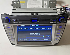 2009 - 2013 Hyundai Tucson Radio Navigation Unit Am-fm Tuner Cd Gps Oem 2009 - 2013 Hyundai Tucson Radio Navigation Unit Am-fm Tuner Cd Gps Oem