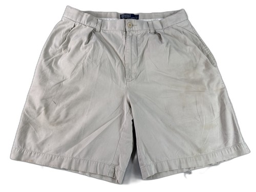 Polo W30 Ralph Lauren Khaki Shorts Unisex 100% Cotton Chino Relaxed Fit Macau