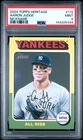 2024 Topps Heritage Aaron Judge Nickname #112 PSA 9 MINT Yankees MVP SP