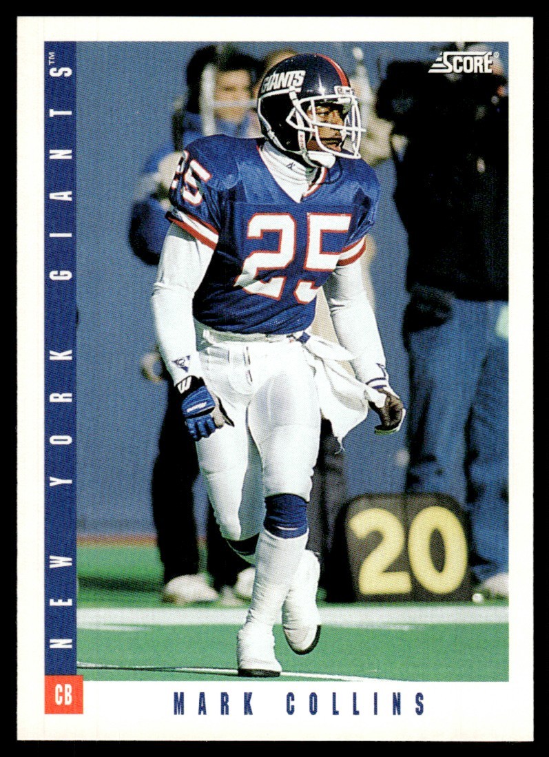 1993 Score Mark Collins New York Giants #294