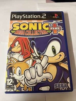 SONIC MEGA COLLECTION PLUS - PS2 PLATINUM - USED ENG COVER COMPLETE
