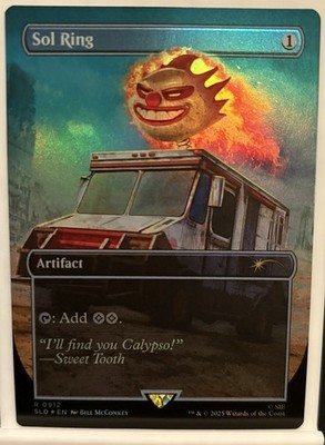 Sol Ring Twisted Metal RAINBOW FOIL PlayStation Secret Lair MTG | eBay Sol Ring Twisted Metal RAINBOW FOIL PlayStation Secret Lair MTG | eBay