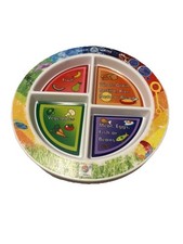 3 Melamine Divided Choose My Plate Kid  s Plate