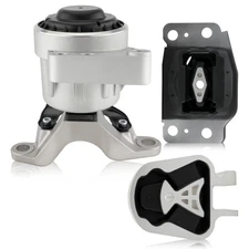 3pc Engine Motor & Auto Transmission Mount For 2013-2018 Ford Fusion 2.0L Turbo