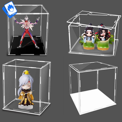   Teak Acryl 25x25x10 für Action Figuren Vitrine Staubschutz Transparent  ️