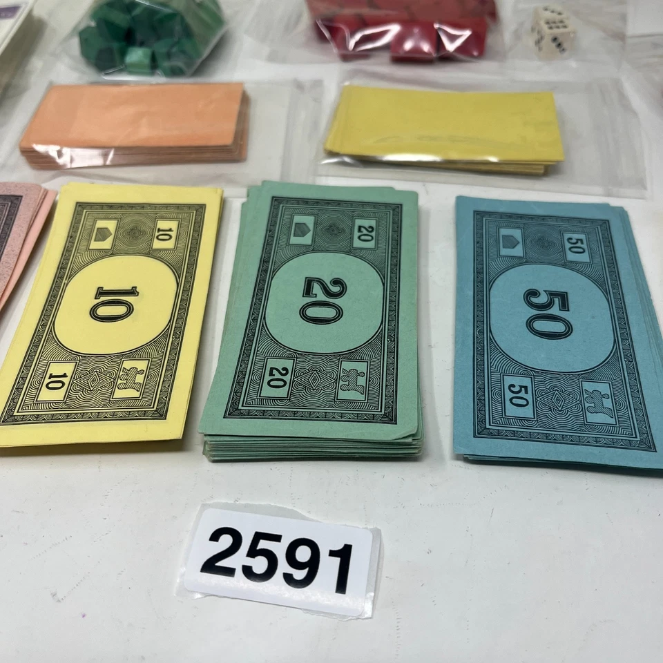 Vintage 1954 Monopoly Popular Edition Board Game wood - Parker Brothers - Image 4 of 4