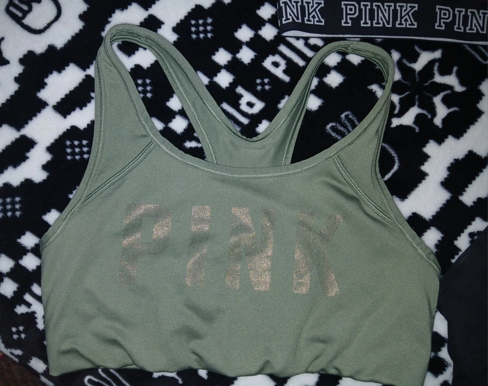 VS/PINK LOT-Sports Bras Size MEDIUM Victoria's Secret/PINK - Image 4 of 4