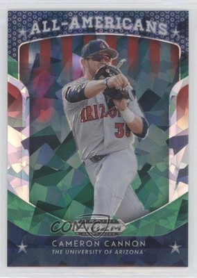 2019 Prizm Draft Picks All-Americans Green Ice 3/18 Cam Cannon Cameron #65 8t7