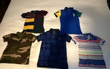LOT OF 5 GORGEOUS LIMITED EDITION RALPH LAUREN SIZE 6 KID POLO SHIRTS