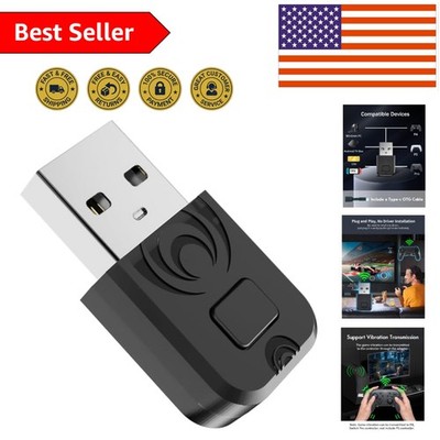 Durable & Portable Bluetooth Adapter for PS4/PS5/Switch, Wi-Fi Lag-Free Play