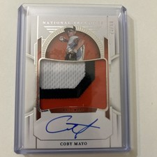 2024 Panini National Treasures Coby Mayo Prospect Material Patch Auto #’d 73/99